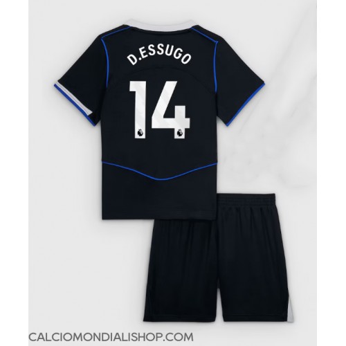 Maglie da calcio Chelsea Dario Essugo #14 Terza Maglia Bambino 2025-26 Manica Corta (+ Pantaloni corti)
